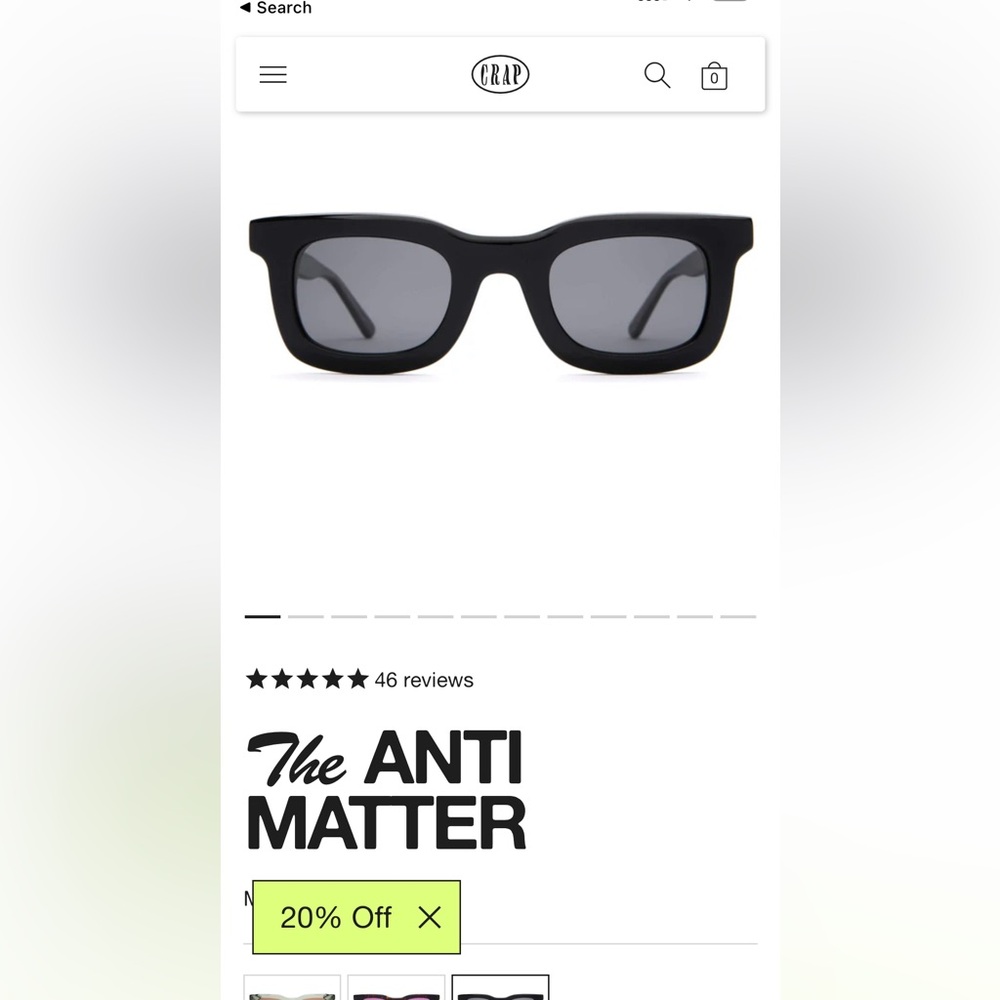 Crap eyewear antimatter polarized sunglasses